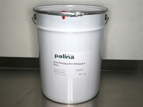 Акриловая краска по стеклу PaliPlast FX 1070 base A (20л)